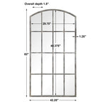 Amiel - Arched Mirror - Ivory