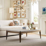 Linen Coffee Table - White