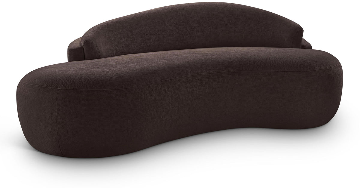 Caspian - Chenille Fabric Upholstered Loveseat