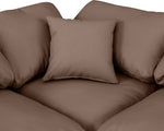 Indulge - Faux Leather 6 Piece Modular Sectional
