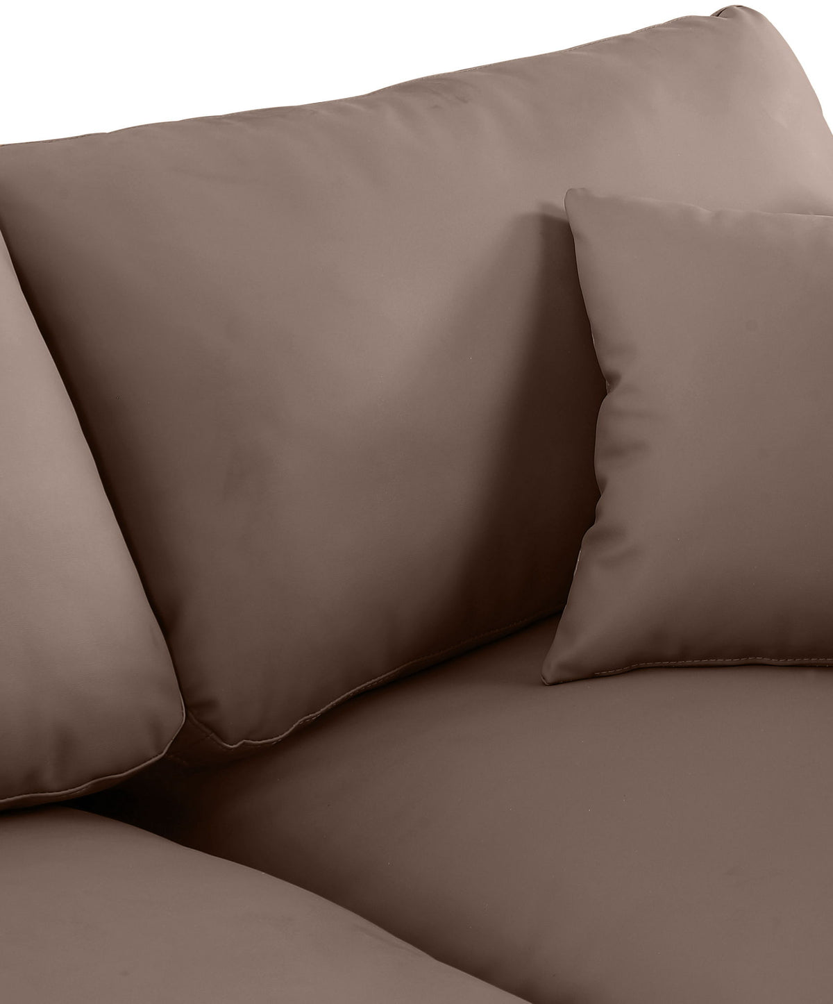 Comfy - 6 Piece Faux Leather Modular Sectional