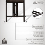 Aaliyah - 26" Counter Height Barstool - Brown / Espresso