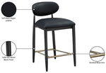 Riccio - Stool - Black And Gold Frame
