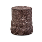 Cilla - Faux Levanto Marble Indoor/Outdoor Concrete Side Table - Red
