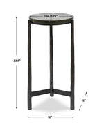 Eternity - Brass Accent Table