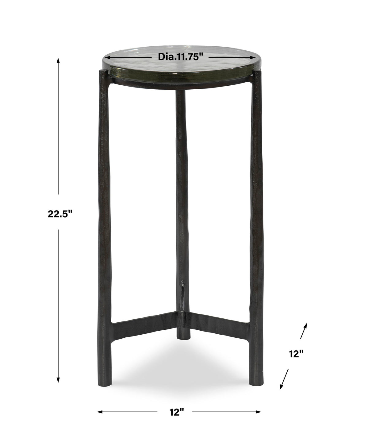 Eternity - Brass Accent Table