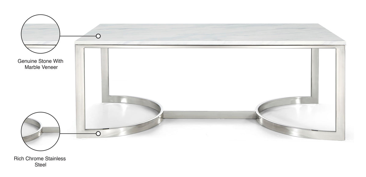 Copley - Coffee Table - Silver