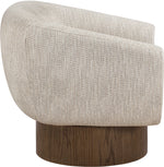 Avella - Interwoven Fabric Swivel Accent Chair