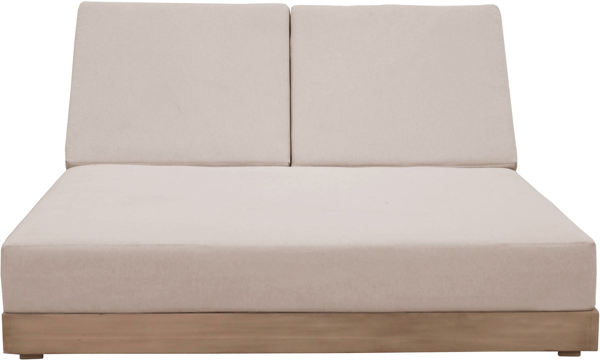 Solace - Olefin Performance Fabric Outdoor Patio Double Lounge Chair