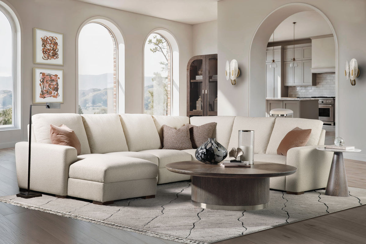 MS - Optimus Five-Seat Power Sectional - Beige