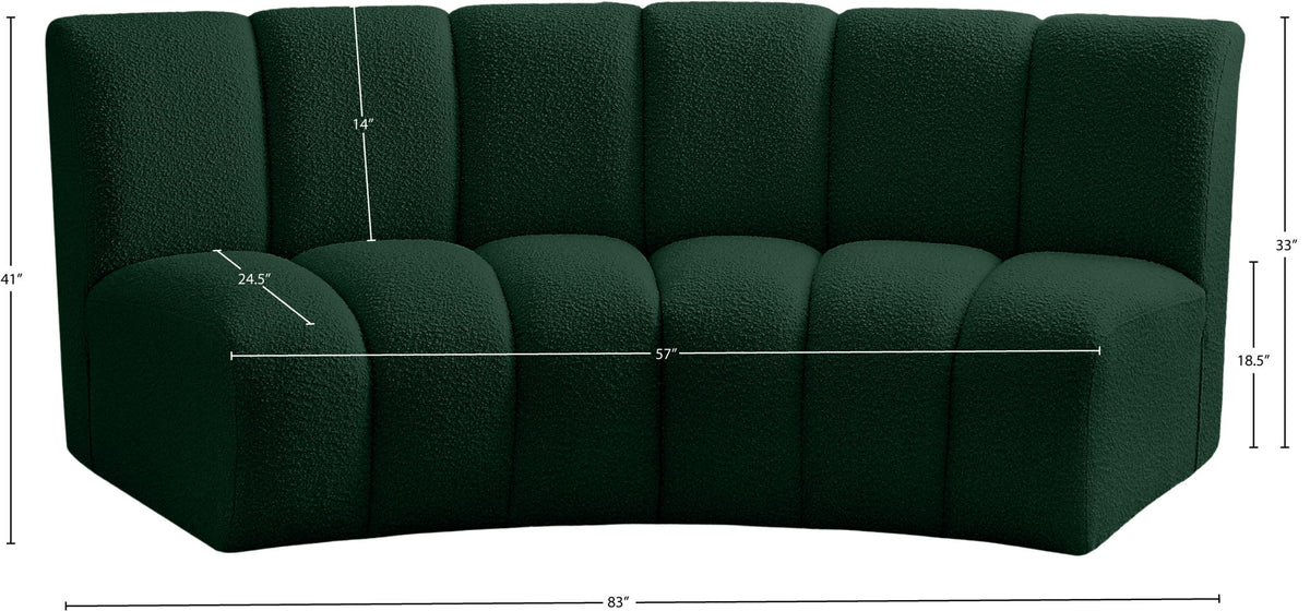 Infinity - 2 Piece Boucle Modular Sectional