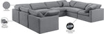 Indulge - Velvet 8 Piece Modular Sectional