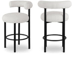 Bordeaux - Stool With Black Legs (Set of 2)