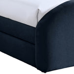 Andaz - Chenille Fabric Upholstered Trundle Bed