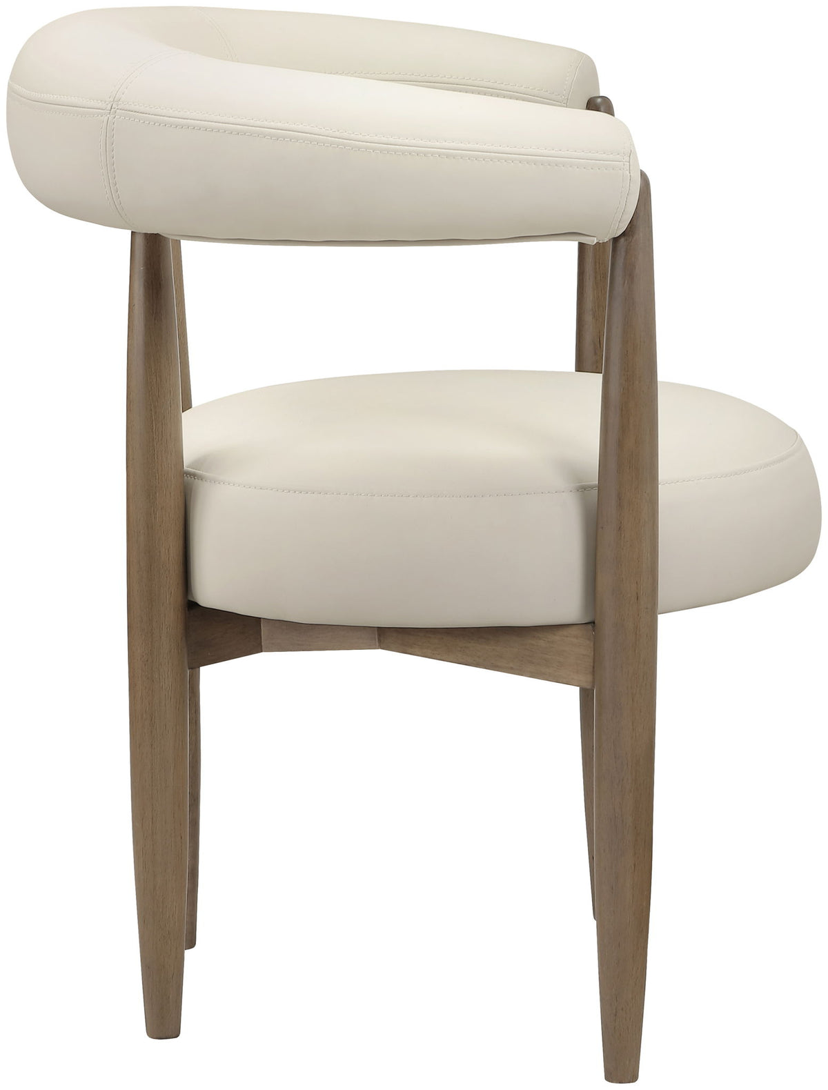 Sable - Vegan Leather Upholstered Dining Chair (Set of 2) - Brown Base