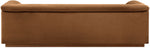 Cascade - Velvet Sofa - Saddle