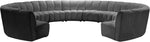Infinity - 11 Piece Velvet Modular Sectional