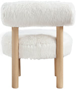 Ambre - Shearling Fabric Accent Chair