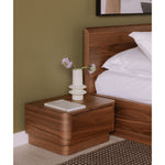 Round Off - Nightstand - Walnut