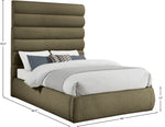 Adam - Boucle Fabric Bed With 70.5" Headboard