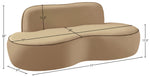 Swerve - Velvet 77" Upholstered Loveseat