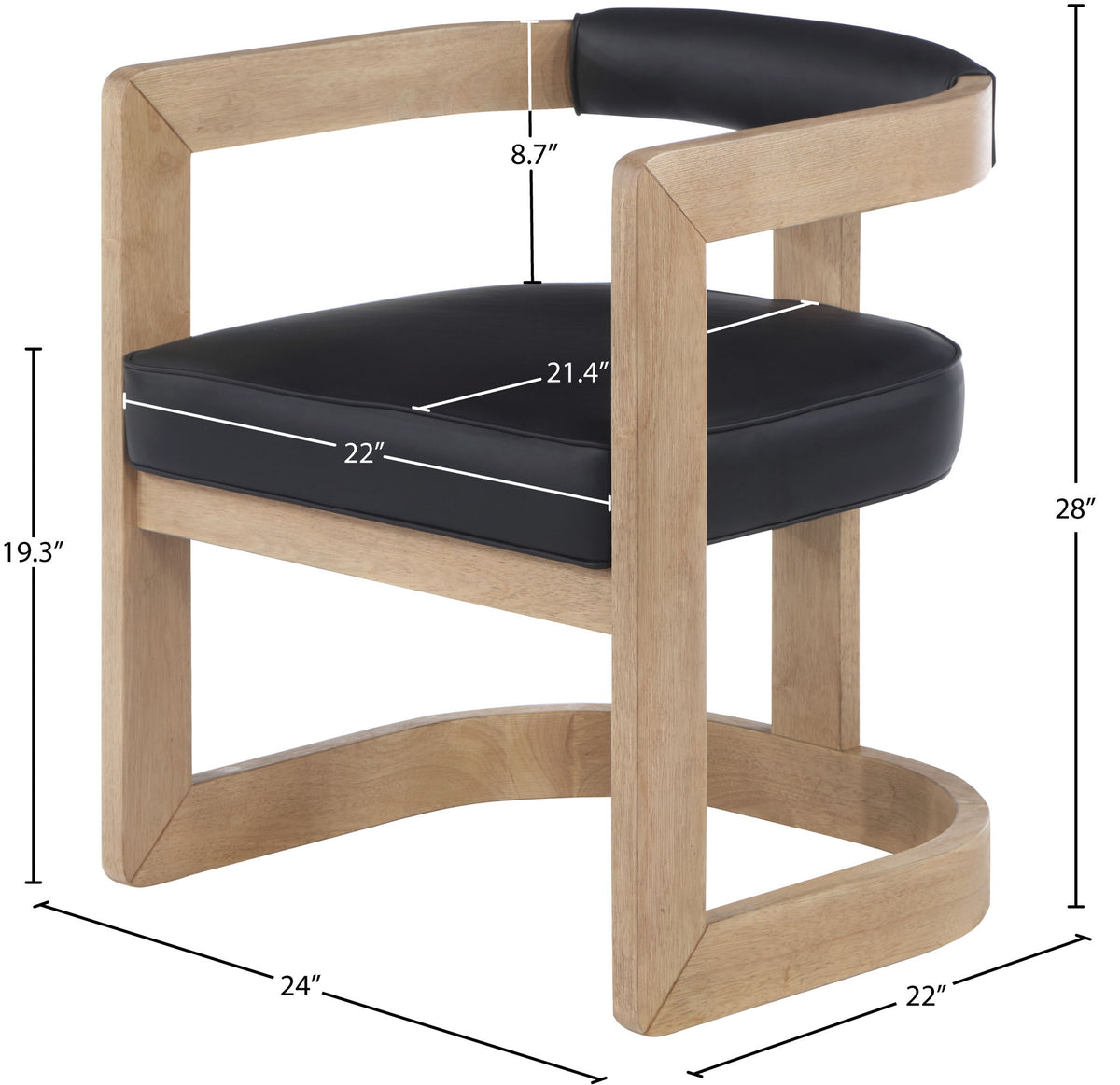 Manchester - Dining Chair - Natural Frame