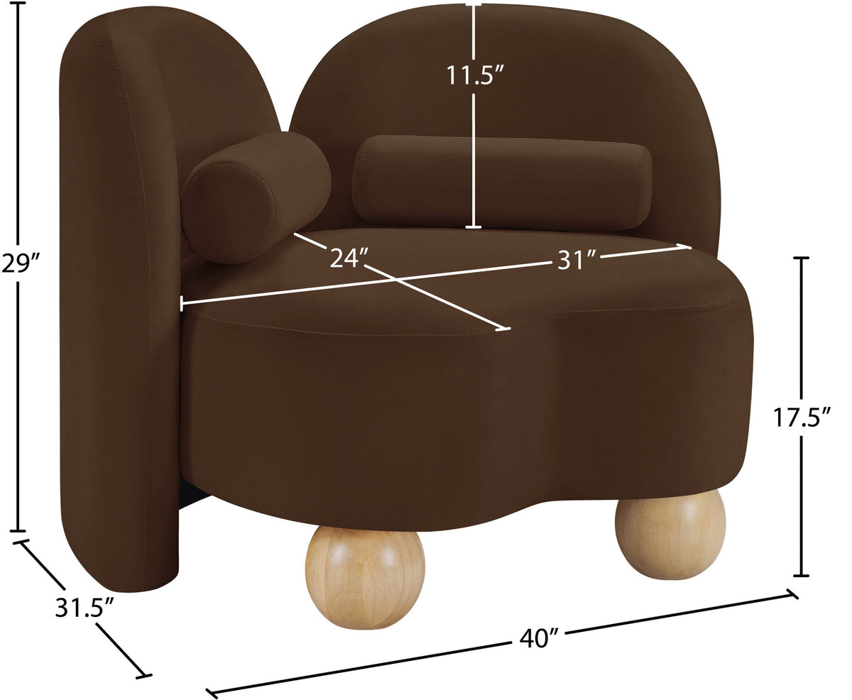 Daphne - Velvet Chair