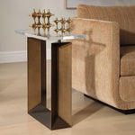 Mcelroy - Modern Side Table - Bronze