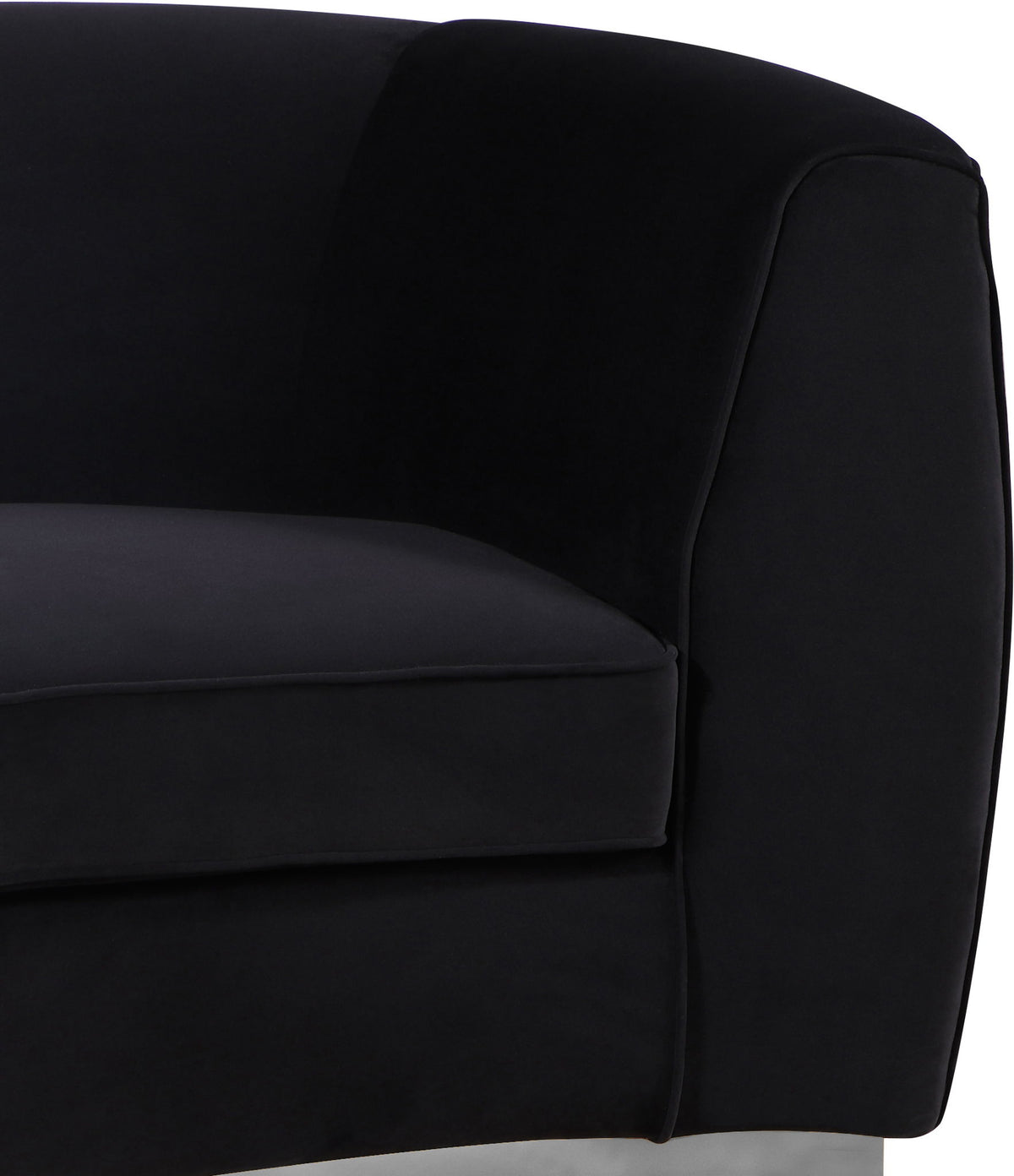 Julian - Loveseat with Chrome Base