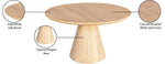 Linette - Dining Table - White Oak