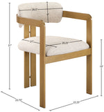 Aurum - Linen Textured Fabric Upholstered Dining Chair (Set of 2)