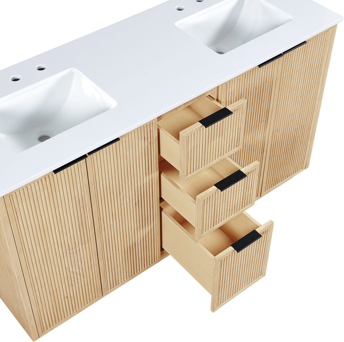 Willard - Engineered Stone And Solid Wood Bathroom Vanity