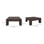 Evander - Coffee Table - Rustic Brown