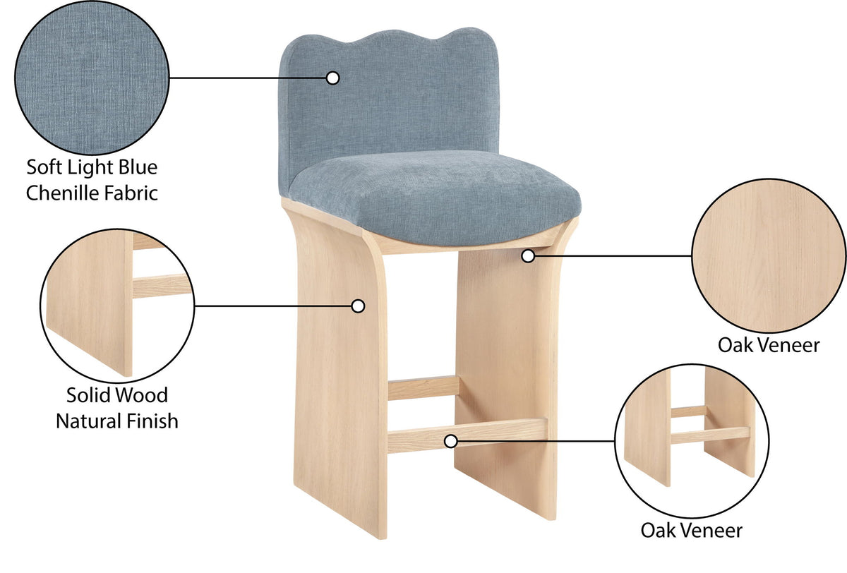 Shaw - Counter Stool - Natural Base