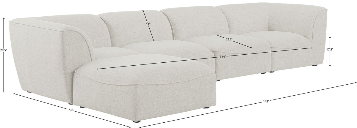 Miramar - 5 Piece Modular Sectional