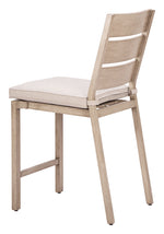 Reefline - Armless Counter Stool (Set of 2) - Gray / Light Brown
