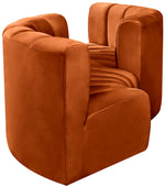 Arc - Velvet 4 Piece Curved Modular Sofa