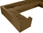Rummi - Velvet Performance Fabric Upholstered 10 Piece Modular Sectional