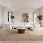 Hammond - Velvet Performance Fabric Upholstered 7 Piece U-Shaped Sectional