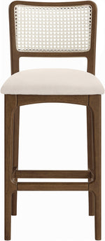 Atrium - Upholstered Bar Stool (Set of 2) - Brushed Brown Frame