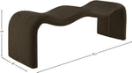 Willow - Chenille Bench