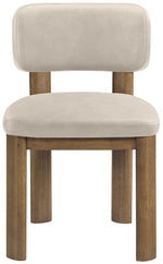 Paloma - Vegan Leather Upholstered Dining Chair (Set of 2) - Brown Frame