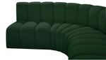 Arc - Boucle Fabric 6 Piece U-Shaped Modular Sofa