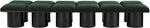 Pavilion - 12 Piece Modular Bench With Black Base
