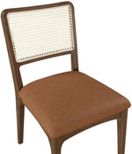 Atrium - Upholstered Seat Dining Chair With Brushed Brown Base (Set of 2)