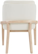 Navo - Faux Leather Upholstered Dining Chair - Natural Base