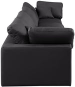 Comfy - Faux Leather Modular Sofa 4 Seats
