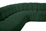 Arc - Boucle Fabric 4 Piece Corner Modular Sofa