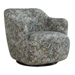 Ansel - Tapestry Swivel Chair - Green