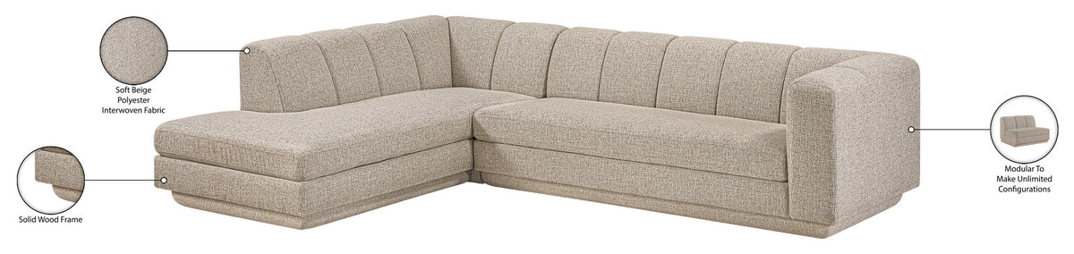 Modari - Sectional - Beige